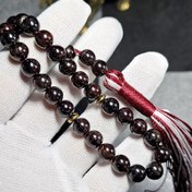 تصویر تسبیح 33 دانه گارنت معدنی کد 36364 