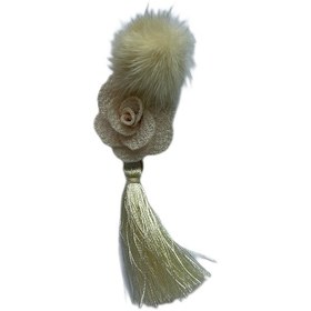 تصویر تکه دوزی گل آویز 