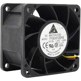 تصویر جت فن DELTA مدل FFB0612EHE سایز ۶x۶x۳.۸ سانتیمتر 