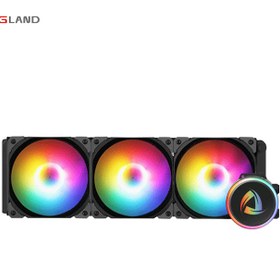 تصویر سیستم خنک کننده آبی مستر تک مدل TORNADO 360 Master Tech TORNADO 360 A-RGB CPU Liquid Cooler