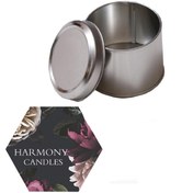 تصویر قوطی فلزی نقره ای silver metal can