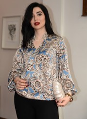تصویر شومیز مجلسی کرپ ساتن سیتا مدل 2188108 