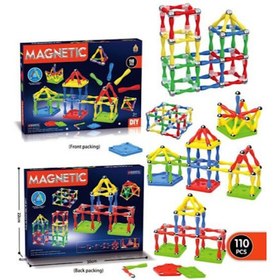 تصویر اسباب بازی مگنت 110 قطعه 