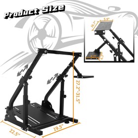 تصویر Minneer G920 Racing Steering Wheel Stand with Shifter Mount Racing Wheel Stand Compatible with Logitech G923 G29 G920Thrustmaster T150 T300 TMXXbox PS4 PCWheelampPedals Not Included - ارسال 15 الی 20 روز کاری 