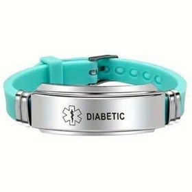 تصویر دستبند مخصوص افراد دیابتی قفل دار Bracelets for diabetics