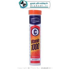 تصویر قرص جوشان ویتامین C 1000 میلی گرم‌ های هلث 20 عدد/Hi Health Vitamin C 1000 Mg 20 Effervescent Tabs Hi Health Vitamin C 1000 Mg 20 Effervescent Tabs