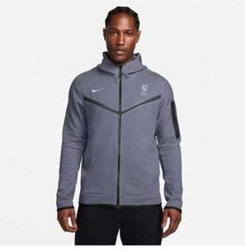 تصویر سویشرت ورزشی مدل لیورپول F.C. Tech Fleece Windrunner سوم رنگ Gridiron/Space Purple مردانه نایک 