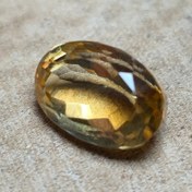 تصویر نگین سیترین زیبا خوش رنگ. 