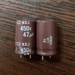 تصویر Nippon 450V 47uF – خازن الکترولیت، ۴۵۰ ولت، ۴۷ میکروفاراد، نیپون NIPPON