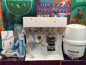 تصویر دستگاه تصفیه آب خانگی سافت واتر ۶ مرحله‌ای با موتور تایوان 