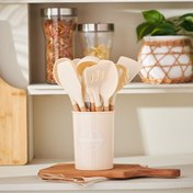 تصویر سرویس کفگیر ملاقه 12 پارچه کاراجا مدل Darcy 