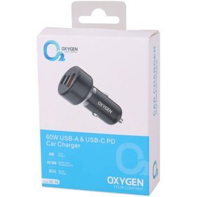 تصویر شارژر فندکی 60 وات اکسیژن AC-06 