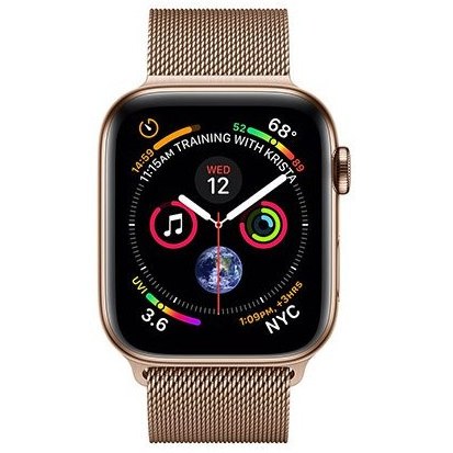 Apple watch series 4 gold stainless steel on sale band