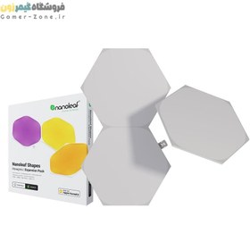 تصویر پک توسعه دهنده پنل روشنایی شش ضلعی هوشمند نانولیف Nanoleaf Shapes Hexagons Expansion Pack (3 Panels) 