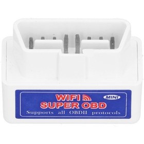 تصویر دستگاه دیاگ خودرو WiFi وای فای SUPER OBDII MINI 