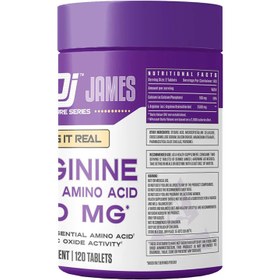 تصویر ال آرژنین 120کپسول دنیس جمز Dennis James L-ARGININE 120TAB