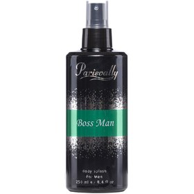 تصویر خوشبو کننده بدن آقایان مدل Boss Man حجم 250 میلی لیتر پاریس ولی Parisvally Boss Man Body Splash For Men 250 ml