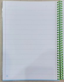 تصویر دفتر سیم رنگی جلد مجلد 