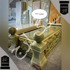 تصویر سنگ قبر مرمر سبز کرمان . شماره 1909 