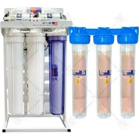 تصویر تصفیه آب آزمایشگاهی فلکستک اورجینال 200 گالنی Laboratory water treatment system Fluxtek 200 G