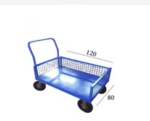 تصویر گاری حمل بار صنعتی با چرخ تقویت شده 