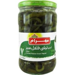 تصویر مهرام ترشی فلفل سبز درسته 650 گرم 