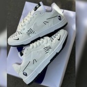 تصویر کتونی نایک جردن وان وودو nike air jordan 1 voodoo کد 338 