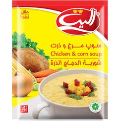 تصویر سوپ مرغ و ذرت الیت 65 گرمی 