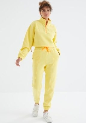 Zara yellow outlet tracksuit