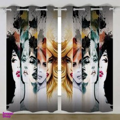 تصویر پرده مخمل رنس مدل C33-50028 ارتفاع 290 سانتی متر 