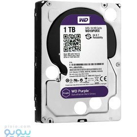 تصویر هارد دیسک اینترنال وسترن دیجیتال سری بنفش ظرفیت 1 ترابایت (اصل) Western Digital Purple Internal Hard Drive 1TB