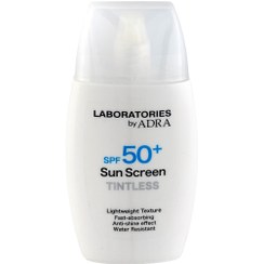 تصویر کرم ضد آفتاب بی رنگ با SPF50 حجم 50 میلی لیتر آدرا Adra Tintless SPF50 Sunscreen 50 ml