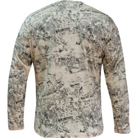 تصویر تیشرت آستین بلند مردانه طرح لی کد A1077 - خردلی / XXL 