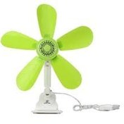 تصویر پنکه رومیزی مدل گیره ای پنج پره Five-blade clip table fan