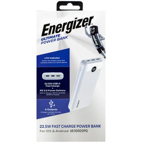 تصویر پاور بانک انرجایزر 30000 22.5وات power bank Energizer 30000 22.5w