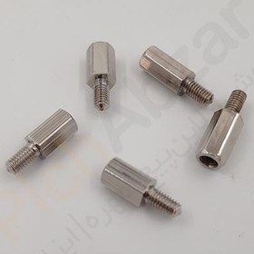 تصویر اسپیسر نری-مادگی برنجی M3 طول 15 میلیمتر M3 Male-Female Spacer 15mm