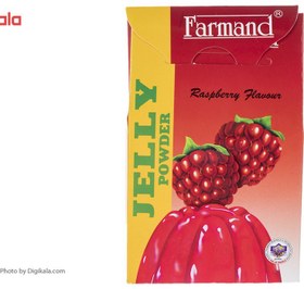 تصویر پودر ژله تمشک فرمند مقدار 100 گرم Farmand Raspberries Jelly powder 100gr