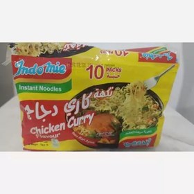 تصویر نودل اندومی مرغ کاری بسته 10 عددی INDOMIE پس کرایه 