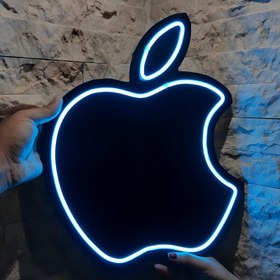 تصویر تابلو LED نئون فلکسی طرح اپل apple نیون فلکسی (تابلو LED موبایل) 