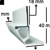 تصویر پروفیل لاینر نور خطی چفت کناف کد 79 