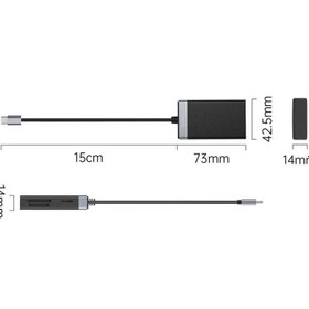 تصویر کارت خوان اوریکو مدل CL4T-C3-BK Type-c ا ORICO CL4T-C3-BK Type-c Card Reader ORICO CL4T-C3-BK Type-c Card Reader