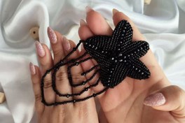 تصویر پنل ستاره آویز جواهر دوزی 