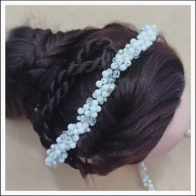 تصویر ریسه مو مرواریدی فرمالیته عقد نامزدی 