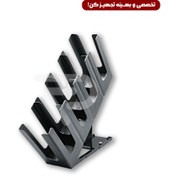 تصویر استند نگهدارنده لیوان کاغذی | کاپ هولدر قابل تنظیم و مقاوم برای کافه‌ ها 