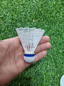 تصویر توپ بدمینتون‌خارجی برند تالبوت فسفری و سفید - فسفری 