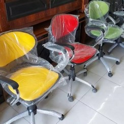 تصویر صندلی اداری کامپران مدل صدفی 