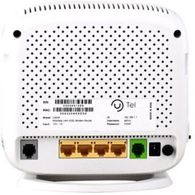 تصویر مودم روتر VDSL2/ADSL2 Plus بی سیم یوتل مدلU TEL V304F New 