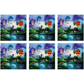 تصویر زیر لیوانی مدل C1-42118 بسته 6 عددی | چند رنگ 