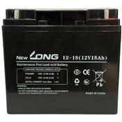تصویر باتری 12V 18 Ah برند نیو لانگ (12ولت 18 آمپر) 