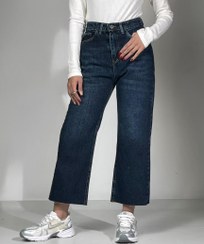 تصویر شلوار جین واید آبی تیره کد 1000189 